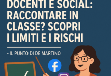 “Docenti e Social: Raccontare in classe? Scopri i limiti e i rischi” – Il Punto di De Martino Docenti, si possono raccontare sui social episodi accaduti in classe? “Vi dico quali sono i limiti e cosa rischiate” Il Punto di De Martino