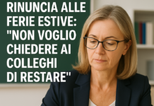 Dirigente scolastica rinuncia alle ferie estive: ‘Non voglio chiedere ai colleghi di restare’ Dirigente scolastica non va in ferie d'estate: "Non me la sento di chiedere la presenza a scuola ai miei collaboratori"