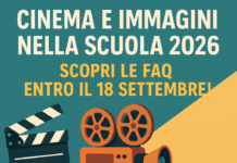 Cinema e Immagini nella Scuola 2026: Scopri le FAQ entro il 18 settembre! Cinema e immagini per la scuola 2026, domande aperte fino al 18 settembre: pubblicate le FAQ