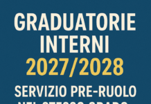 Graduatorie Interni 2027/2028: Servizio Pre-Ruolo nel Stesso Grado, Un Vantaggio di Sei Punti! Graduatorie interne d'Istituto docenti 2027/2028: il servizio pre-ruolo nello stesso grado varrà per intero 6 punti